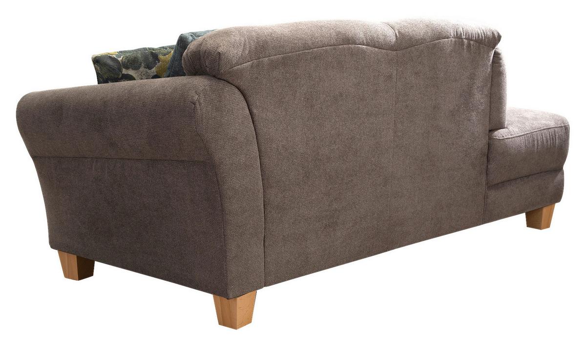 Récamiere Gotland V, Taupe B: 194 cm - Taupe/Naturfarben, KONVENTIONELL, Textil (194/84/91cm) - Sit & More