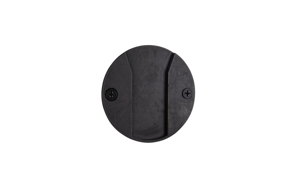 LED-Wandleuchte Earl Grau Schwarz D: 15,5 cm - Schwarz/Grau, LIFESTYLE, Glas/Metall (15,5/15cm)