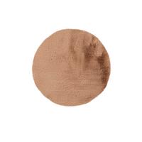 Hochflorteppich Rabbit Beige, D: 100 Cm - Beige, KONVENTIONELL (100cm)