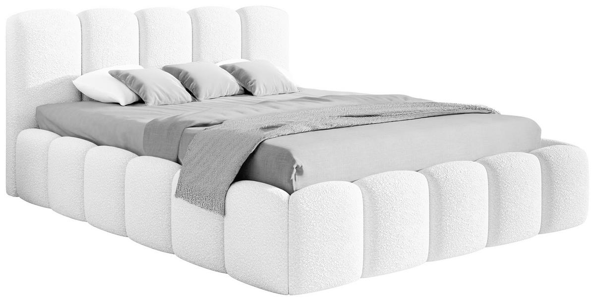 Polsterbett Artamide Perlmutt Lf: 160x200 Cm - Perlmutt, MODERN, Holz/Textil (160/200cm) - Livetastic