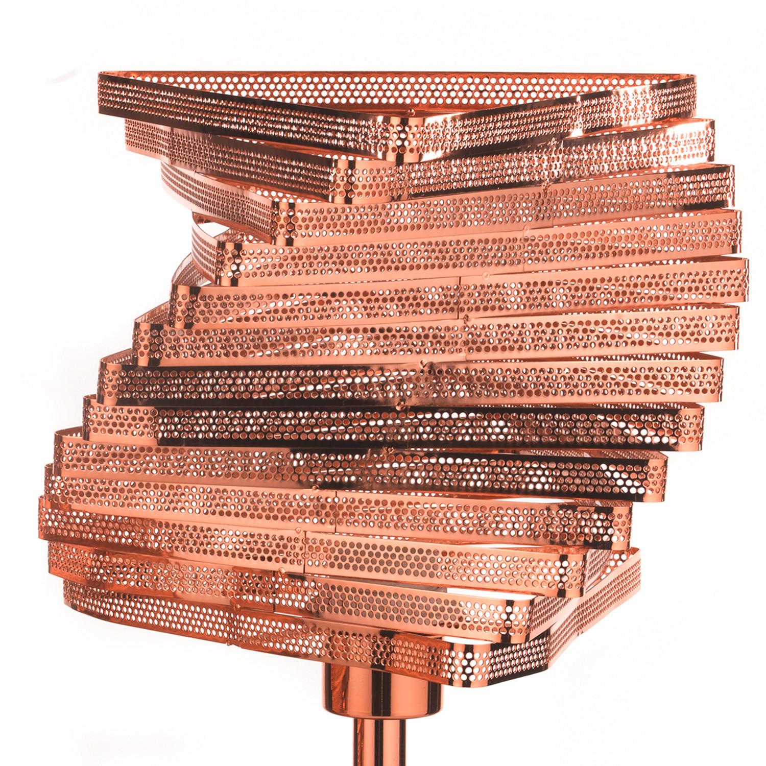 Tischleuchte 4841/lgr - Kupferfarben, Design, Metall (25/40cm)