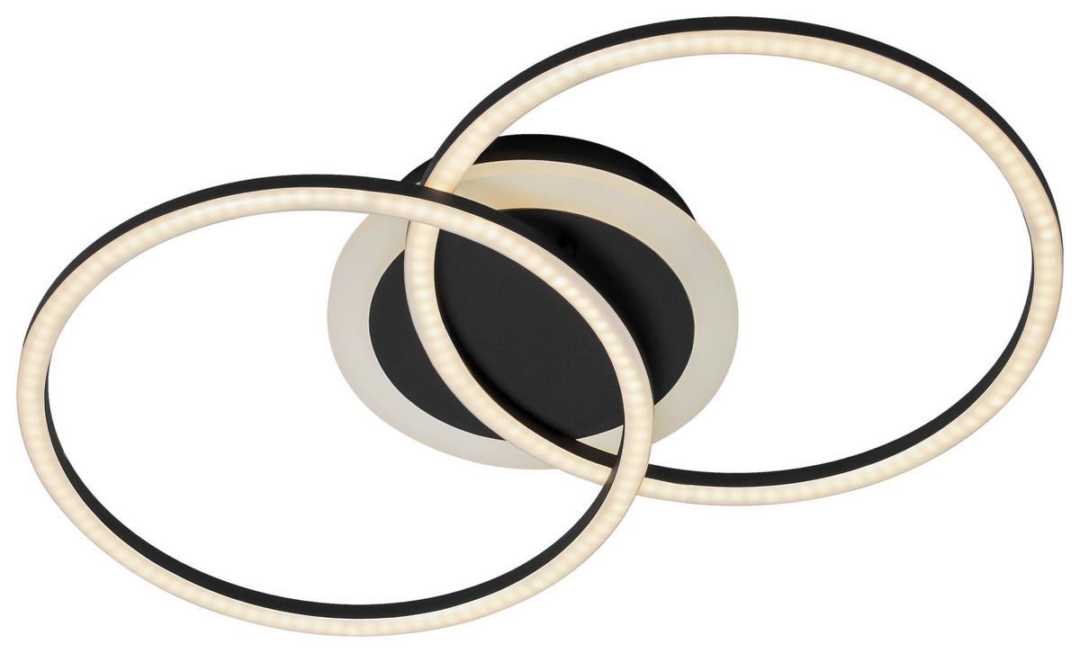 LED-Deckenleuchte R62783132 Venida - Schwarz/Weiß, Design, Kunststoff/Metall (50/30/7,5cm)