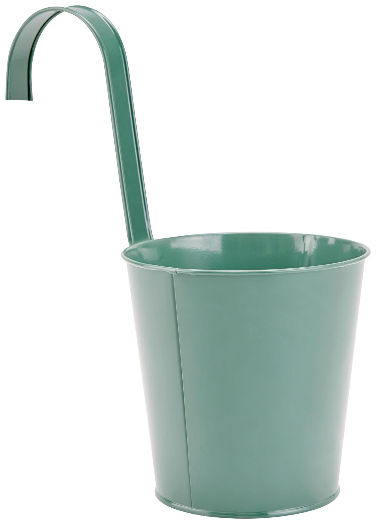 Kaspó Caro - világosszürke/bézs, Basics, fém (13,5/26,5cm) - Ondega