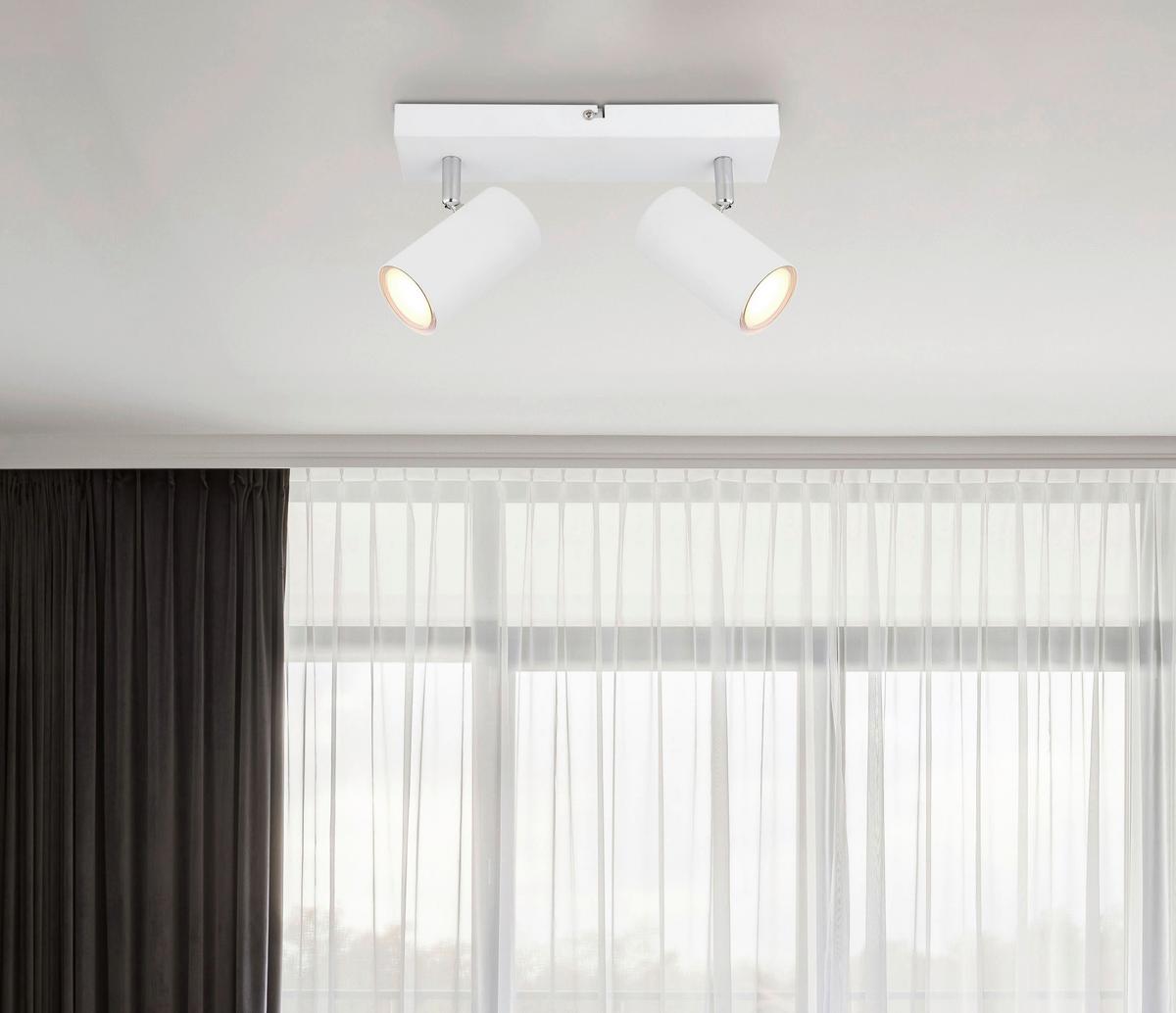 STRAHLER 57911-2W - Weiß, Basics, Metall (26/6/12cm) - Globo