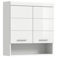 Hängeschrank Scout Weiß B: 74 cm - Weiß Hochglanz/Weiß, MODERN, Holzwerkstoff (74/79/24cm) - MID.YOU
