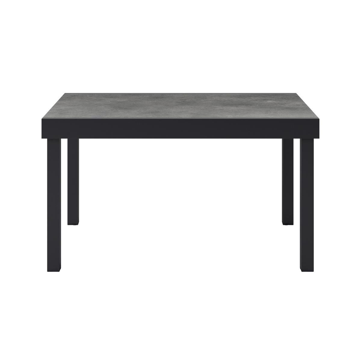Gartentisch ausziehbar Toledo Metall L 135-270 cm - Grau, MODERN, Metall (135-270/75/90cm) - Beldano