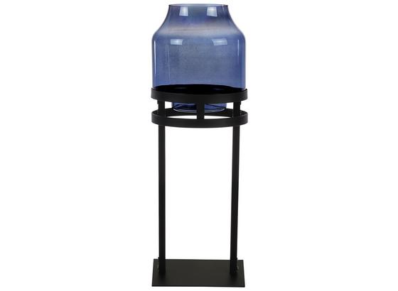 Vase oder Windlicht Tracie - Blau/Schwarz, MODERN, Glas/Metall (20/60cm) - Luca Bessoni Vase oder Windlicht Tracie - Blau/Schwarz, MODERN, Glas/Metall (20/60cm) - Luca Bessoni