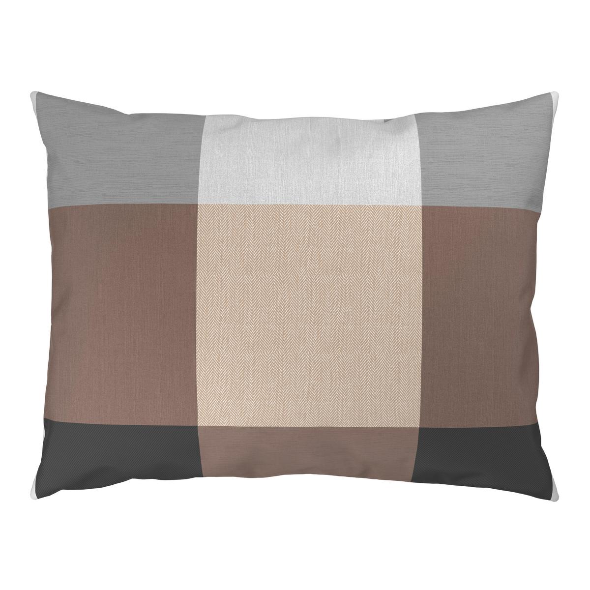 BETTWÄSCHE KERSTIN - Taupe/Grau, MODERN, Textil - Luca Bessoni
