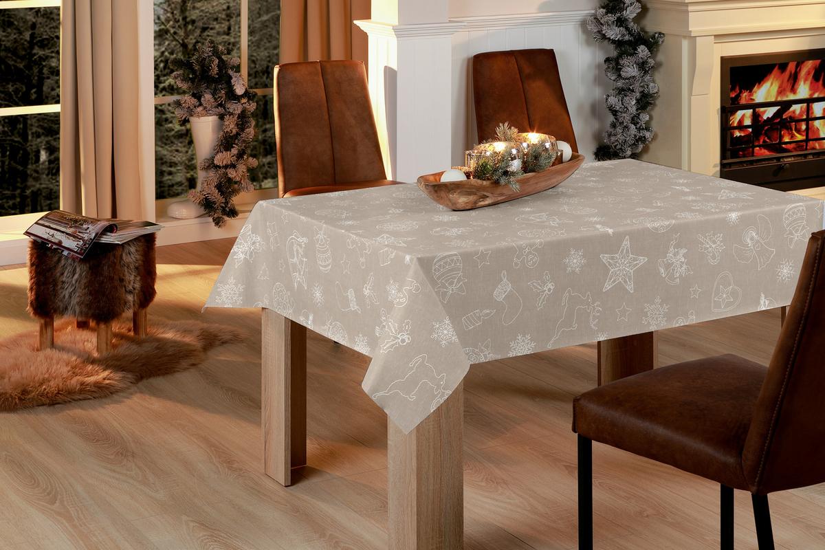 TISCHDECKE LETIZIA - Multicolor, ROMANTIK / LANDHAUS, Textil (130/160cm) - James Wood