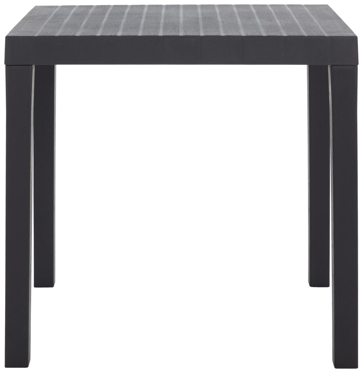 Gartentisch Club - Anthrazit, Basics, Kunststoff (78/65/72cm)