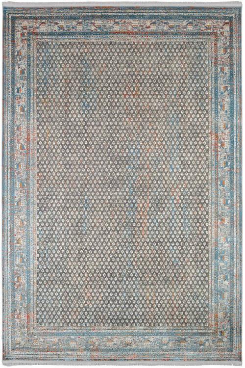 Webteppich Monza - Multicolor/Grau, KONVENTIONELL, Textil (80/150cm) - Dieter Knoll