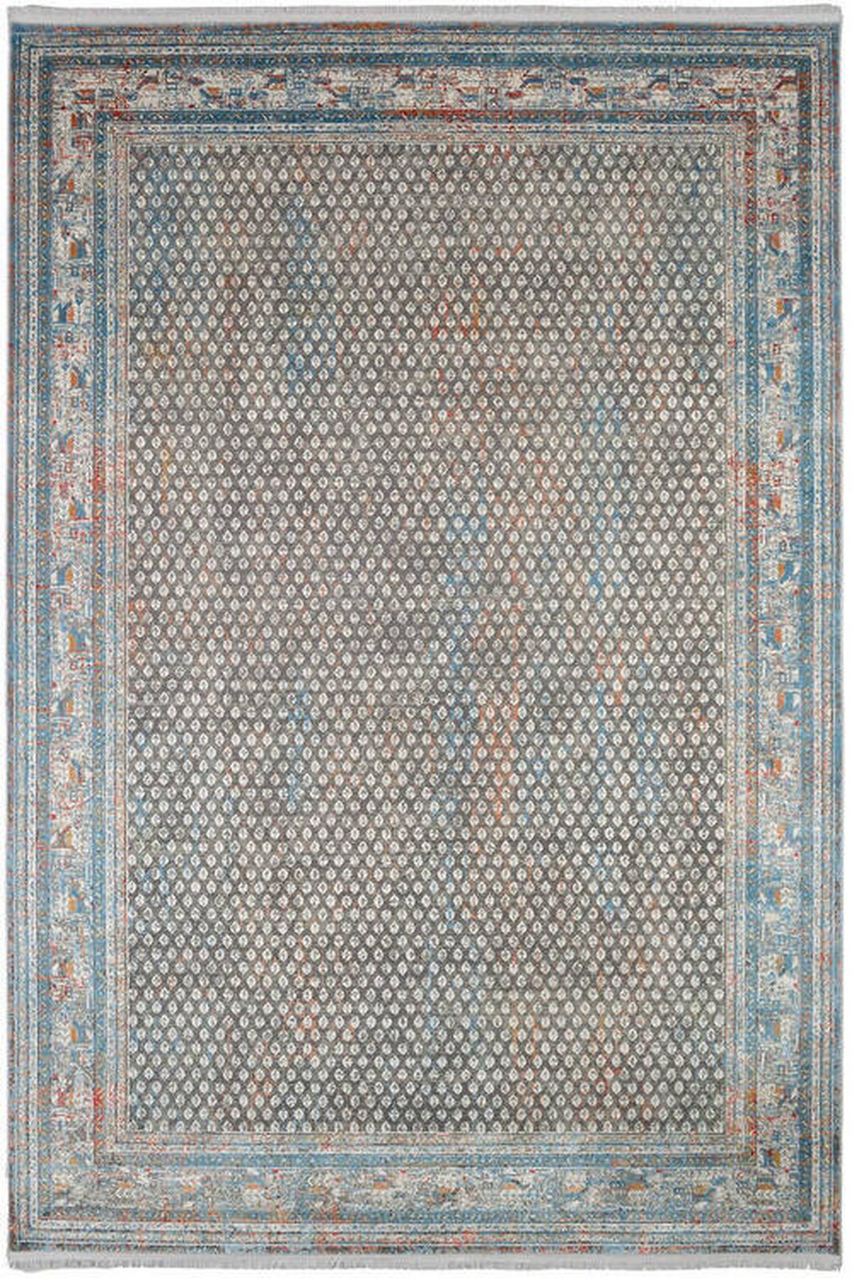 Webteppich Monza - Multicolor/Grau, KONVENTIONELL, Textil (120/180cm) - Dieter Knoll