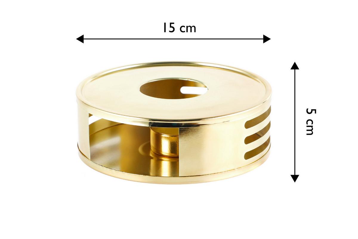 STÖVCHEN EW-SV-1762G - Goldfarben, Basics, Metall (15/5cm) - Echtwerk