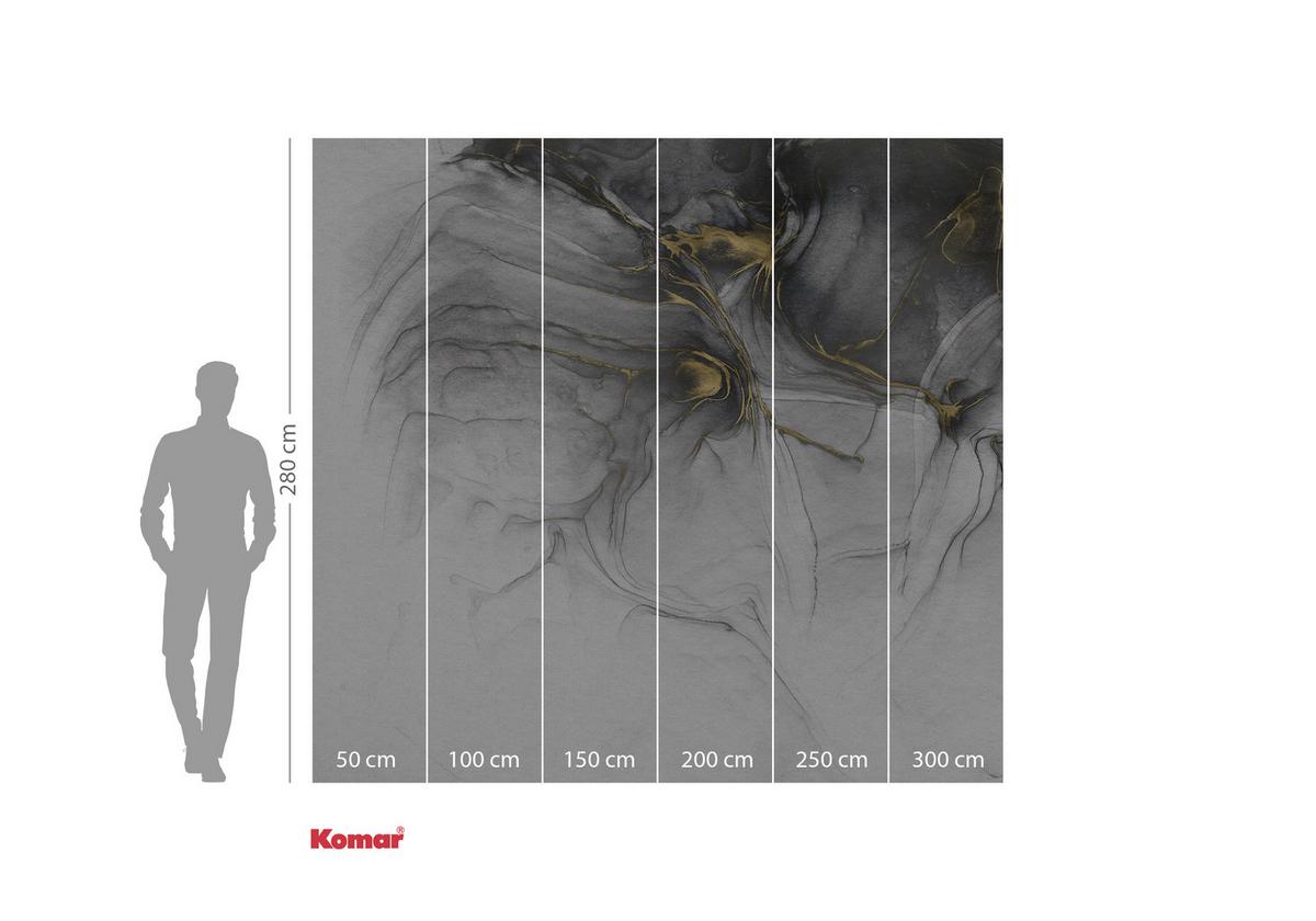 Fototapete Ink Gold Flow - Trend (300/280cm) - Komar
