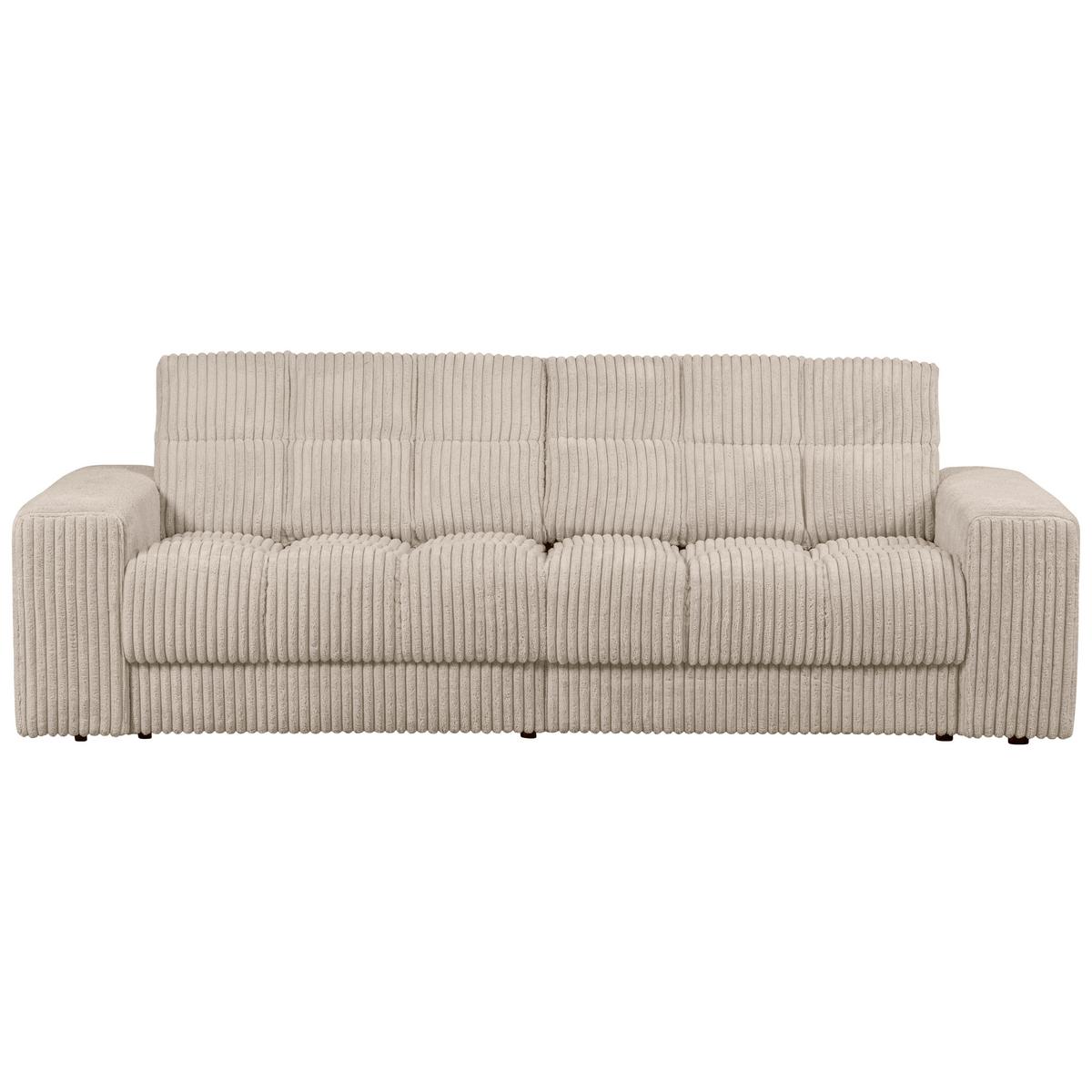 2-sitzer-sofa Second Date Beige B: 226cm - Beige/Schwarz, Design, Textil (226/78/99cm) - Livetastic