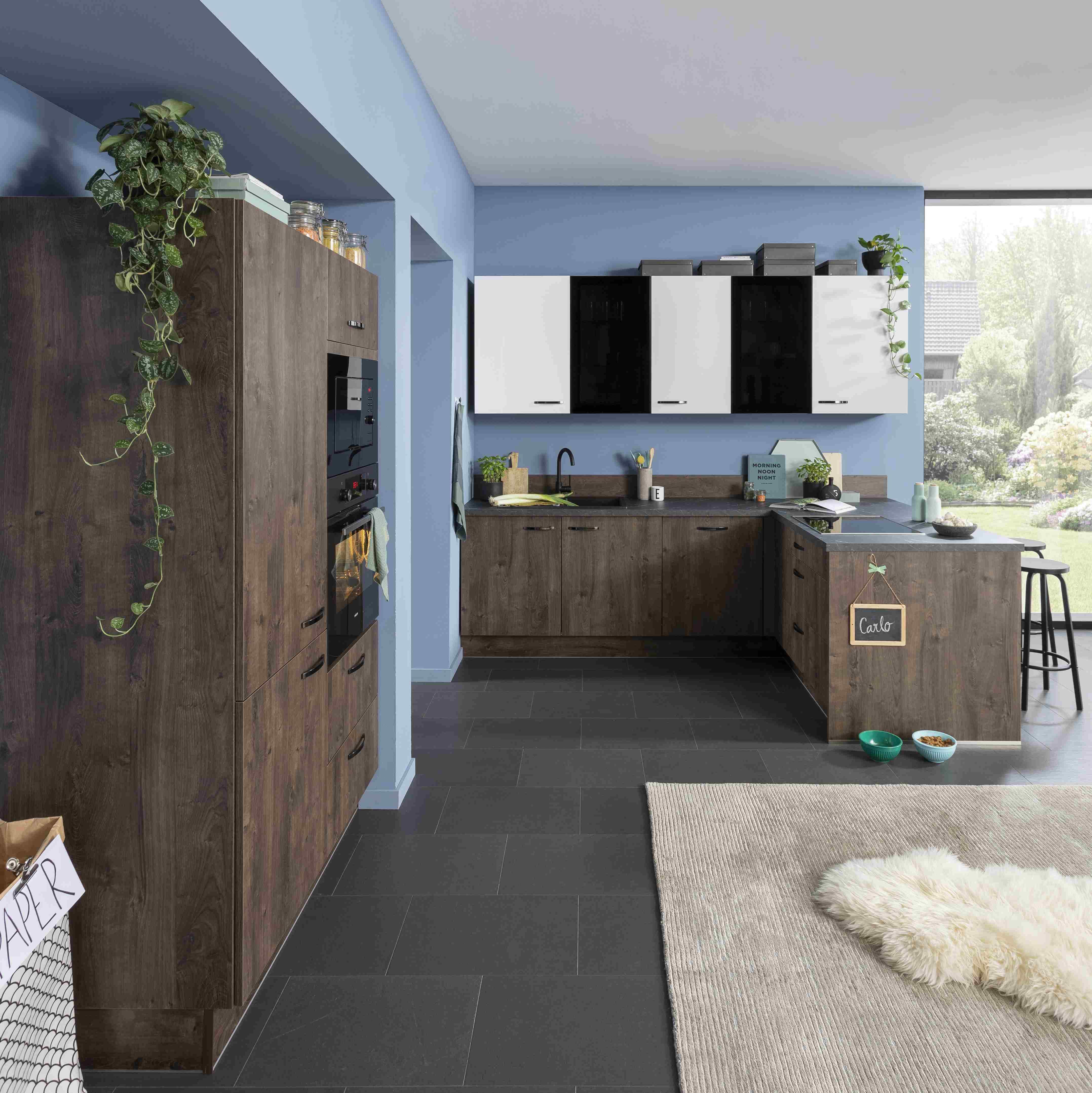 Frontfarbe Ip2200 Oregon Eiche-Nb. - Eiche dunkel, MODERN, Holzwerkstoff - Impuls