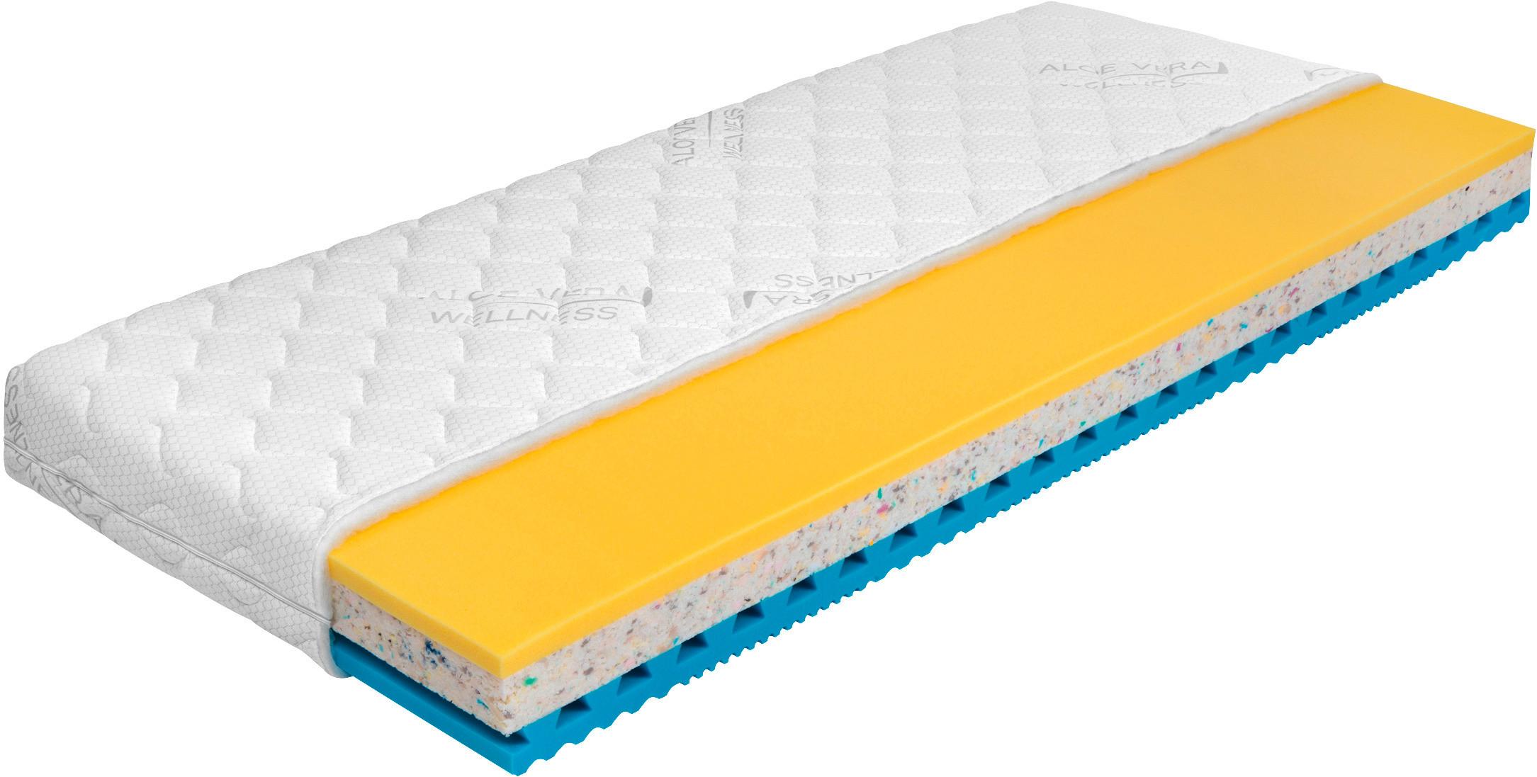 Matrac Memory Air 80x200cm, H2/ H3 - svetlozelená, Konventionell, textil (80/200cm)