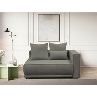 Récamiere Iga Re Dunkelgrau B: 168 cm - Dunkelgrau/Rosa, Design, Textil (168/73/99cm) - MID.YOU