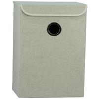 Prádelní koš AGORA - béžová, Moderní, kov/karton (40/30/60cm) - Mömax