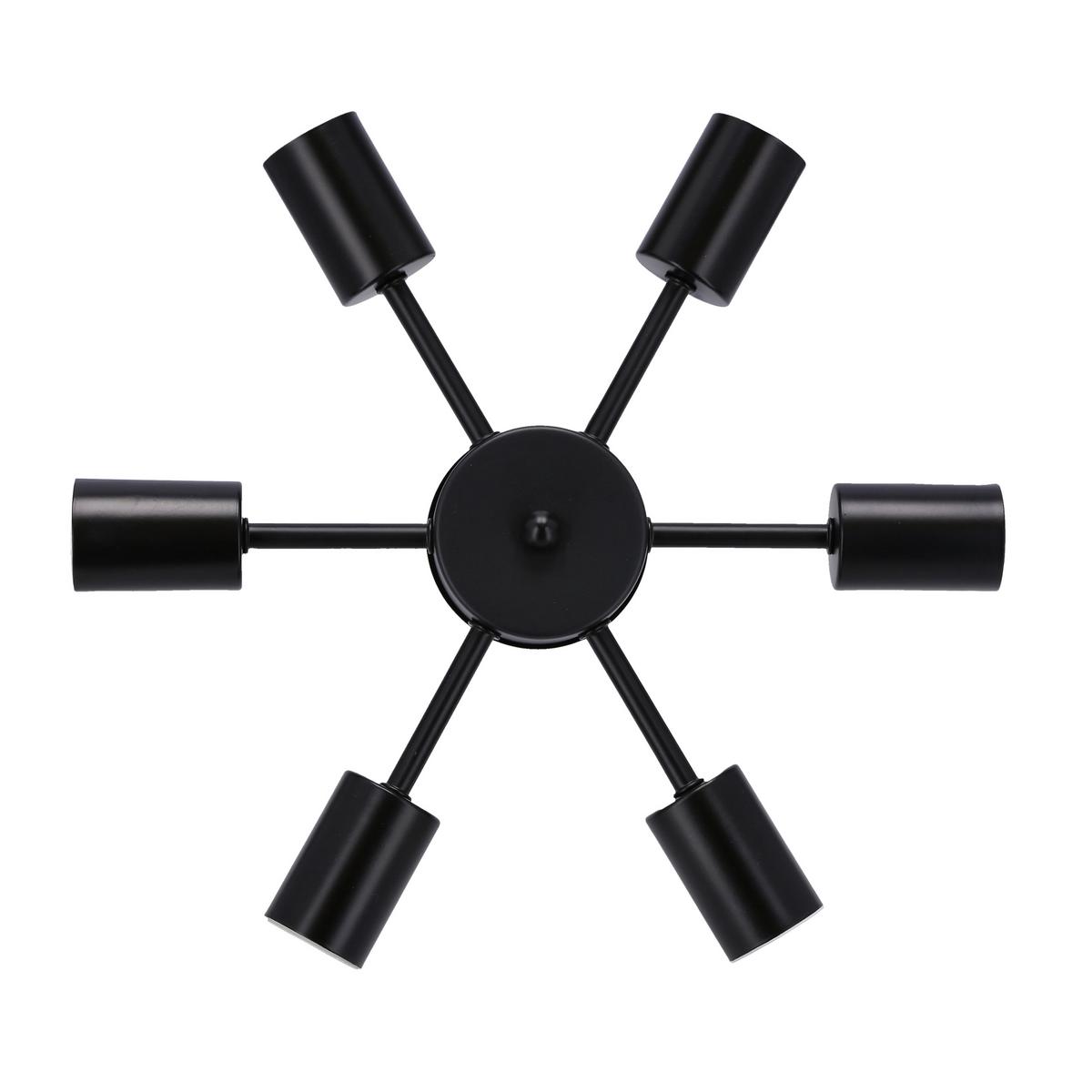 Pendelleuchte 36-09395 Sparta - Schwarz, Design, Metall (36/36/105cm)