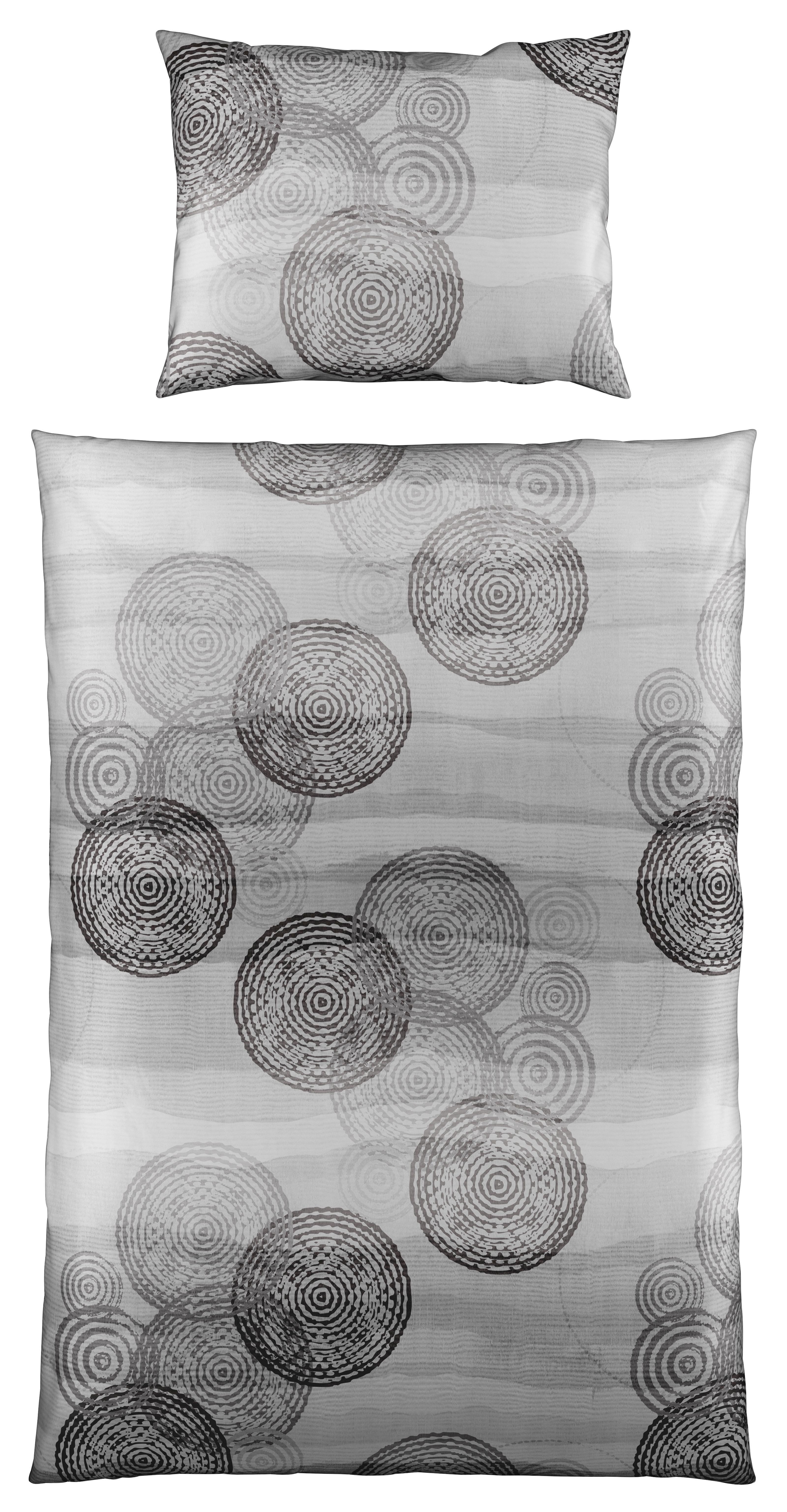 Ágyneműhuzat-garnitúra Kayla - Szürke, modern, Textil - Luca Bessoni