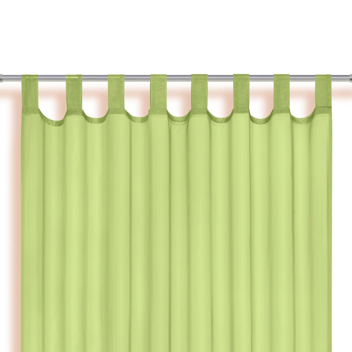Készfüggöny Utila - világoszöld, Konventionell, textil (140/245cm) - Best Price