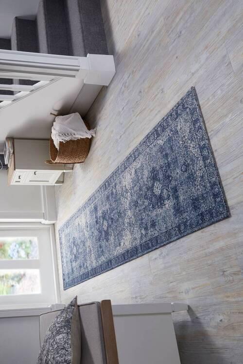 Läufer Antique Blau B: 60 cm - Blau, Basics, Textil (60/230cm)