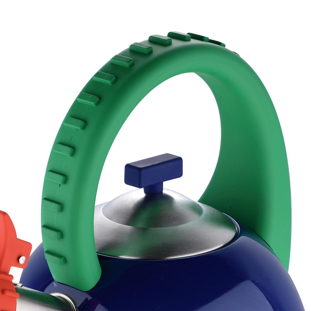Teekessel Rainbow 2,7 L Kunststoff/edelstahl - Blau/Edelstahlfarben, Basics, Kunststoff/Metall (22,5/22,5/26,5cm) - Benetton