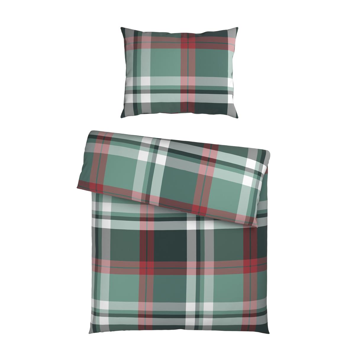 BETTWÄSCHE KOPENHAGEN - Rot/Grau, MODERN, Textil - Luca Bessoni