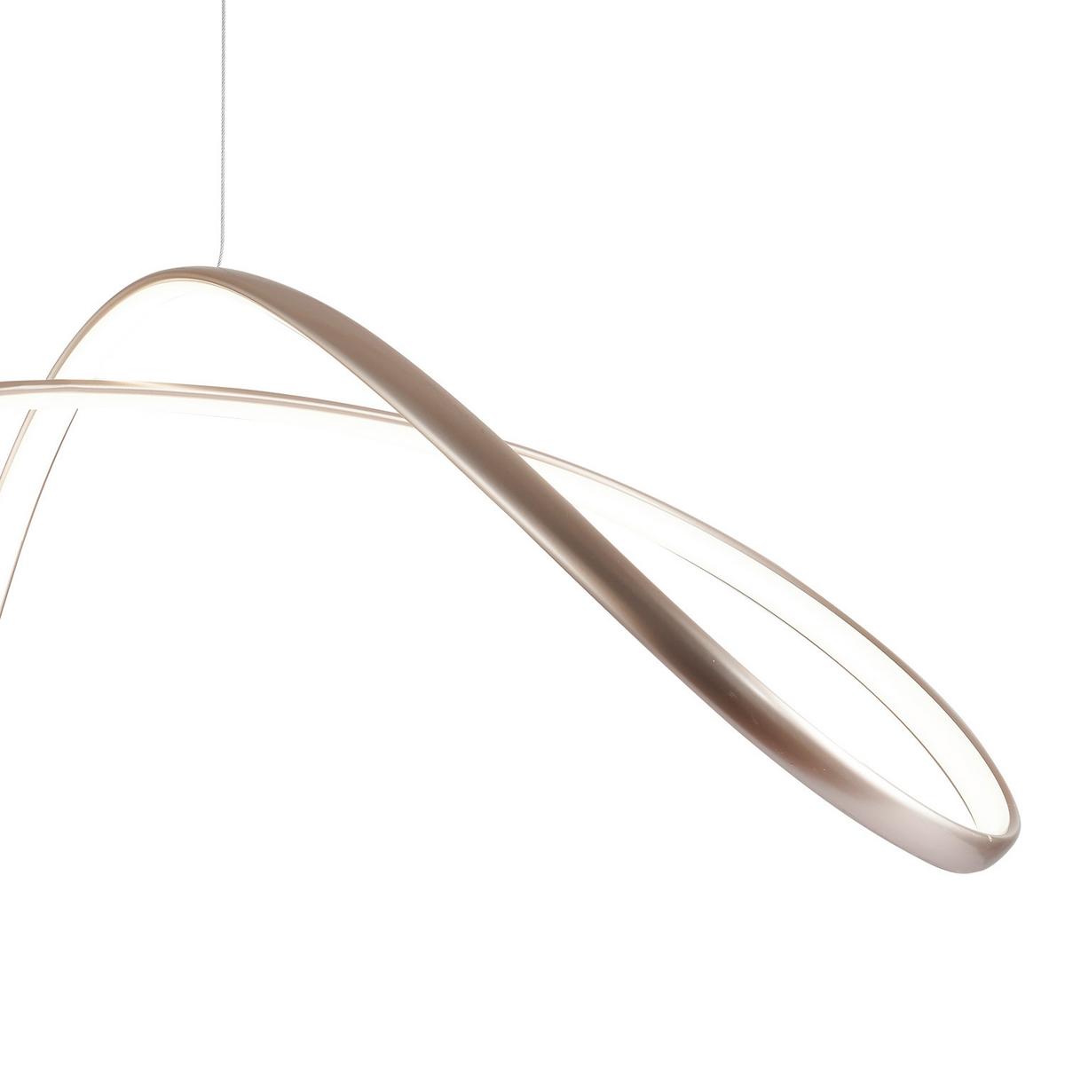 Hängeleuchte 5050/s H: 120 Cm Silberfarben - Silberfarben, Design, Metall (92/29/120cm)