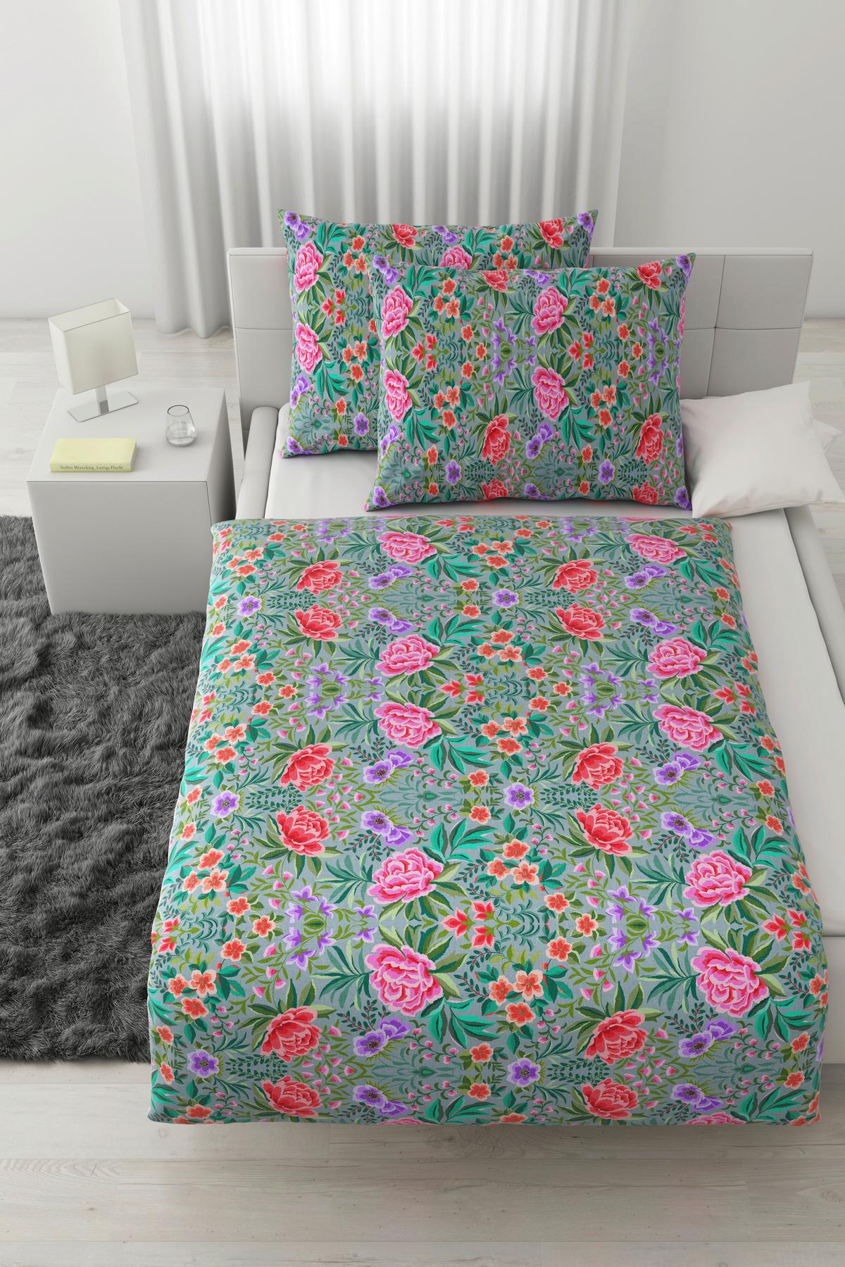 Povlečení Vivien XXL, 2x70/90 200/220cm - vícebarevná, Romantický / Rustikální, textil (200/220cm) - Mömax