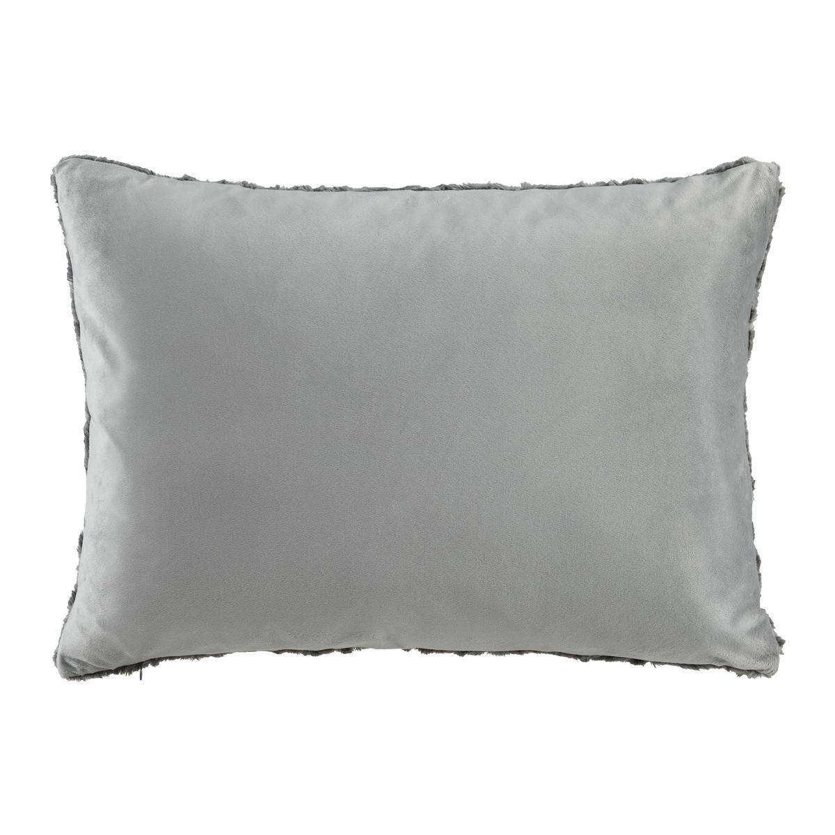 DEKORAČNÍ POLŠTÁŘ CROSS - šedá, textil (50/70cm) - Mömax