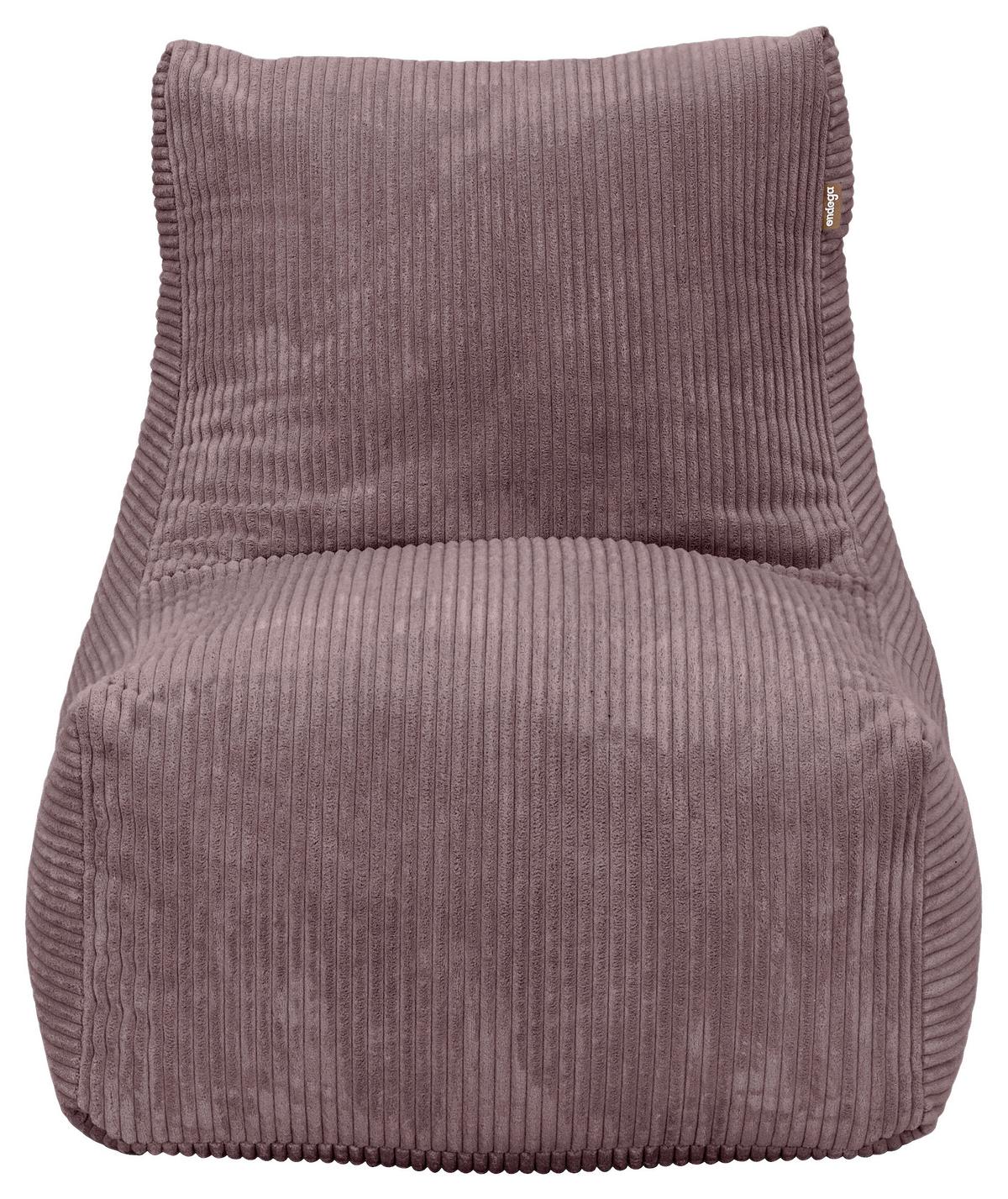 Sitzsack Luno Cord rosa, Indoor, B: 70cm - Rosa, Basics, Textil (70/70/100cm)