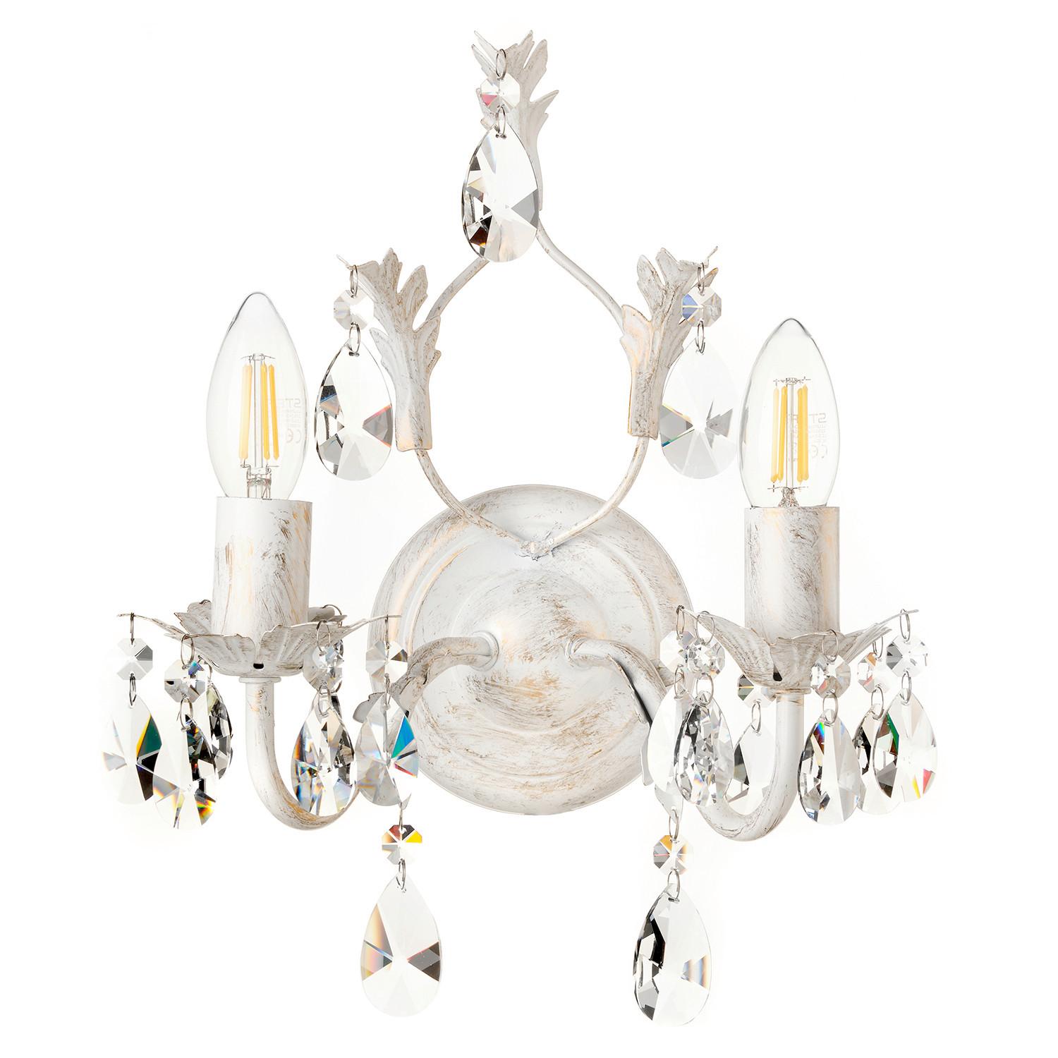 Wandleuchte 4670/Ap2a - KONVENTIONELL, Glas/Metall (30/20cm)