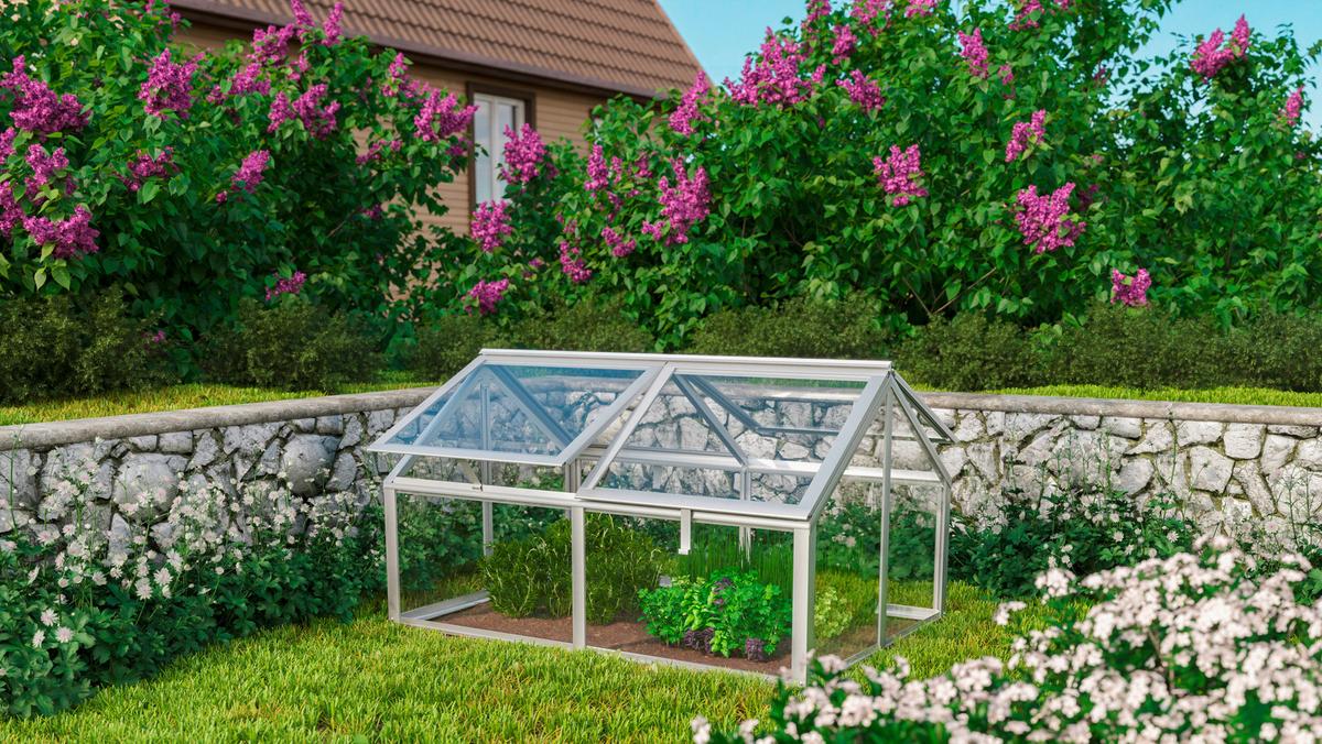 Hochbeetaufsatz Aluminium Gamma 89x38,4x124,3 cm - Schwarz, Basics, Metall (89/38,4/124,3cm)