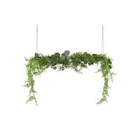 Kunstpflanze Hängepflanzen Grün, 45 cm - Grün, Design, Kunststoff (45cm)