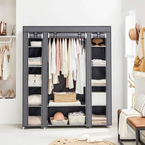 Stoffschrank B: 150 Cm Schwarz