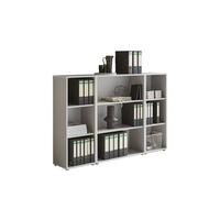 Aktenregal Office Edition Grau B: 172,6cm - Silberfarben/Grau, MODERN, Holzwerkstoff (172,6/113,6/33cm) - MID.YOU