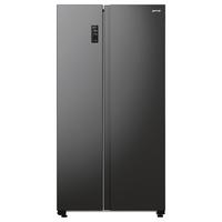 Side-by-side Nrr9185eabxl Advanced - Schwarz, MODERN, Glas/Kunststoff (91,5/178,6/67cm) - Gorenje