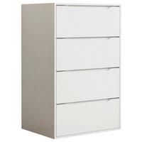 Kommode Malira Weiß B: 65 cm - Weiß, Design, Holzwerkstoff (65/102/48cm) - MID.YOU