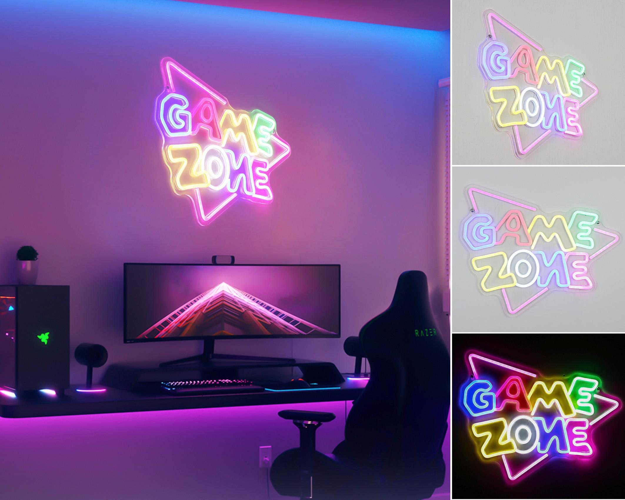 DEKORAČNÍ LED SVÍTIDLO ZONI - bílá/průhledné, Moderní, plast (40/32/1cm) - Mömax