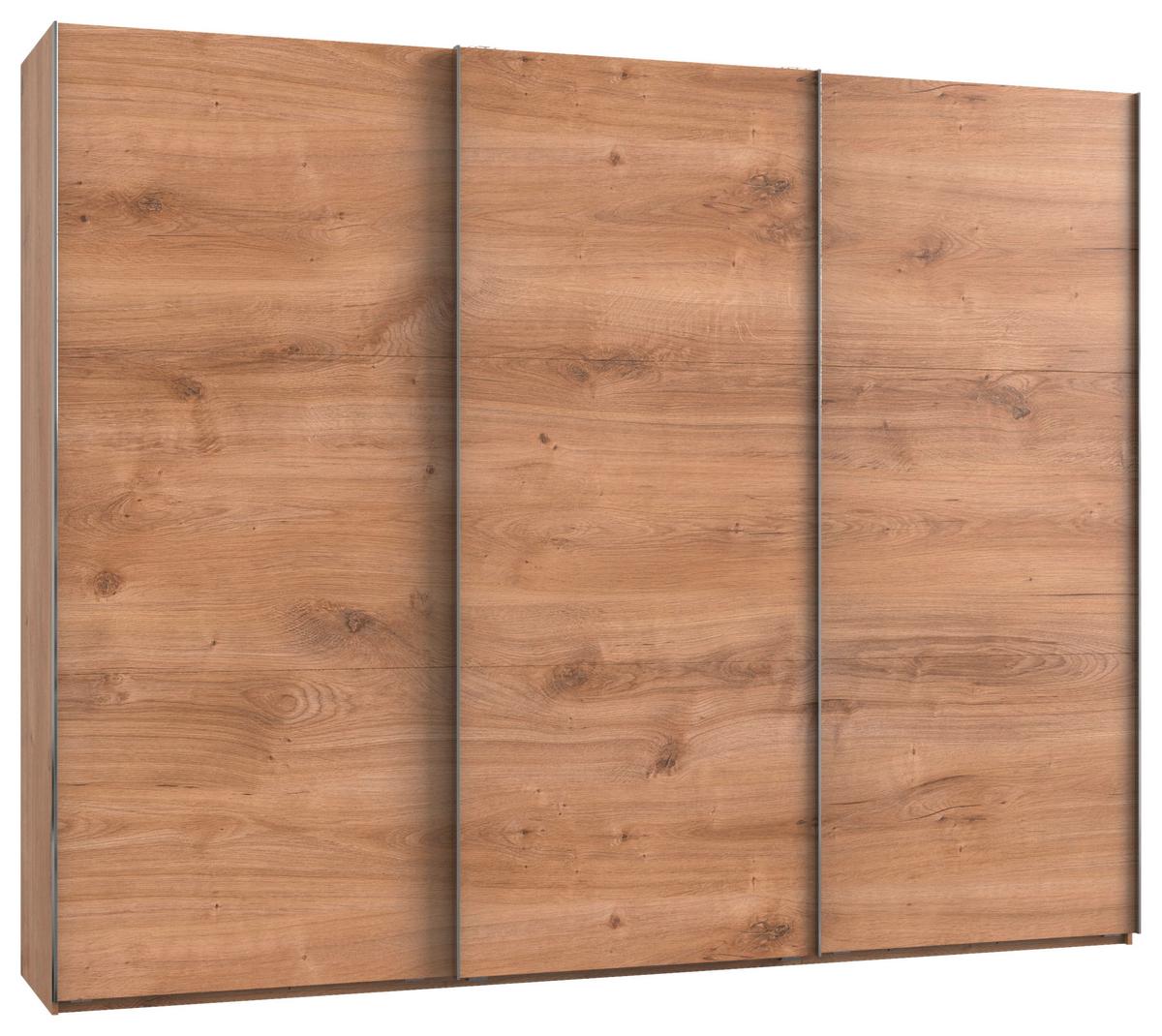 Schwebetürenschrank 300cm Level, Eiche - Eichefarben, MODERN, Holzwerkstoff (300/236/65cm) - MID.YOU