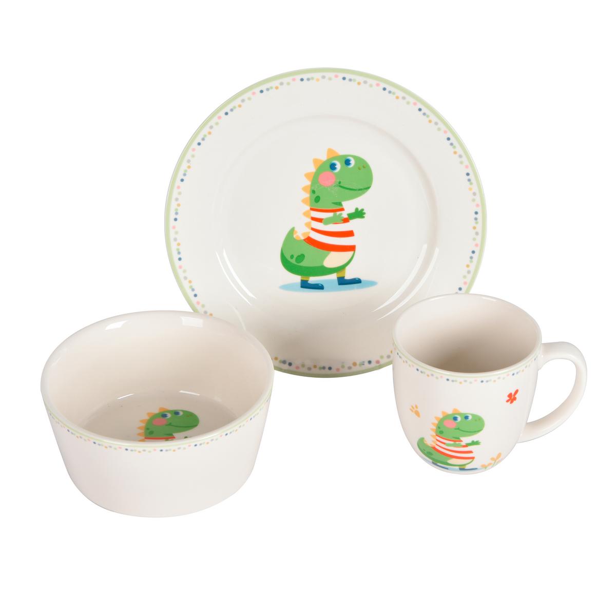 Kindergeschirrset Paulchen - Multicolor, Basics, Keramik - BUNINO