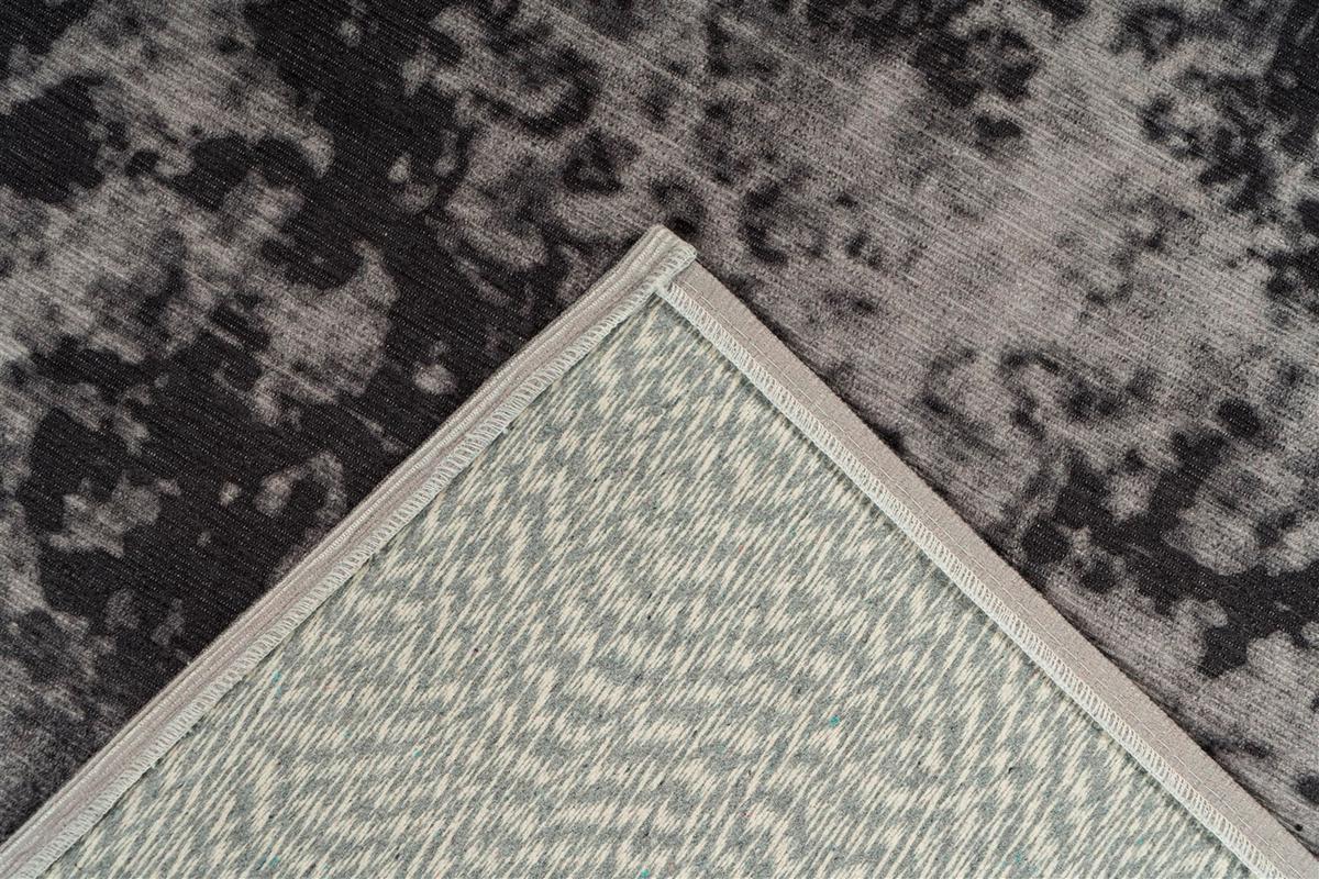 Flachwebteppich Vintage 8403 Grau, 200x290 cm - Grau, KONVENTIONELL, Textil (200/290cm)