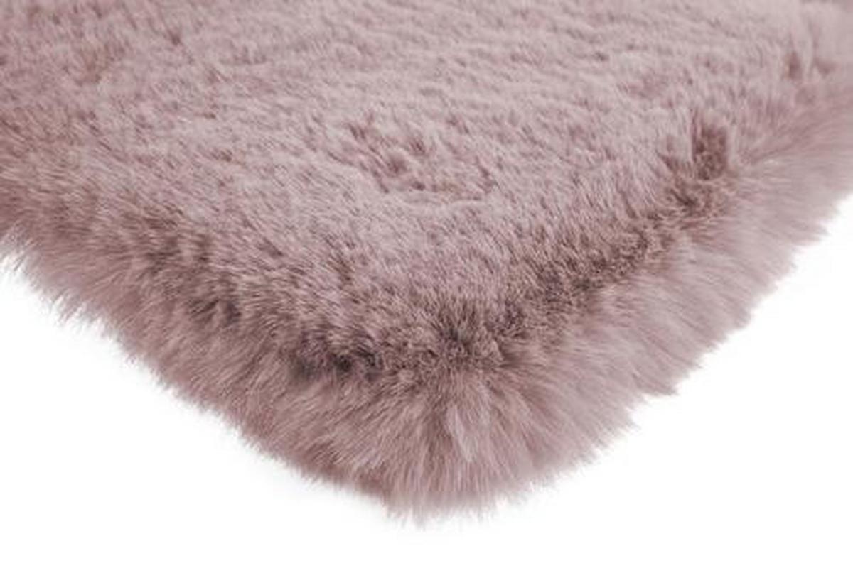 Hochflorteppich Rosa Rabbit 80x150 cm - Rosa, Trend, Textil (80/150cm) - Kayoom