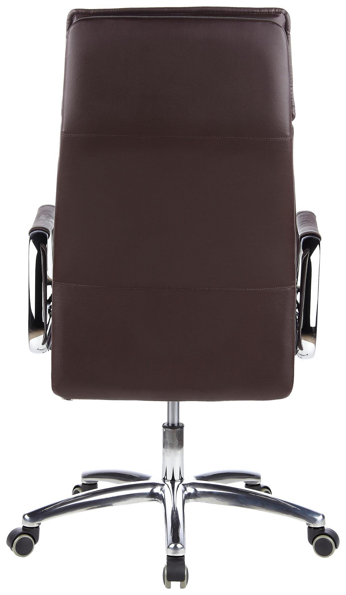 Chefsessel Villa Braun Bis 120 Kg - Braun, Basics, Leder/Kunststoff (60/130/48cm) - MID.YOU