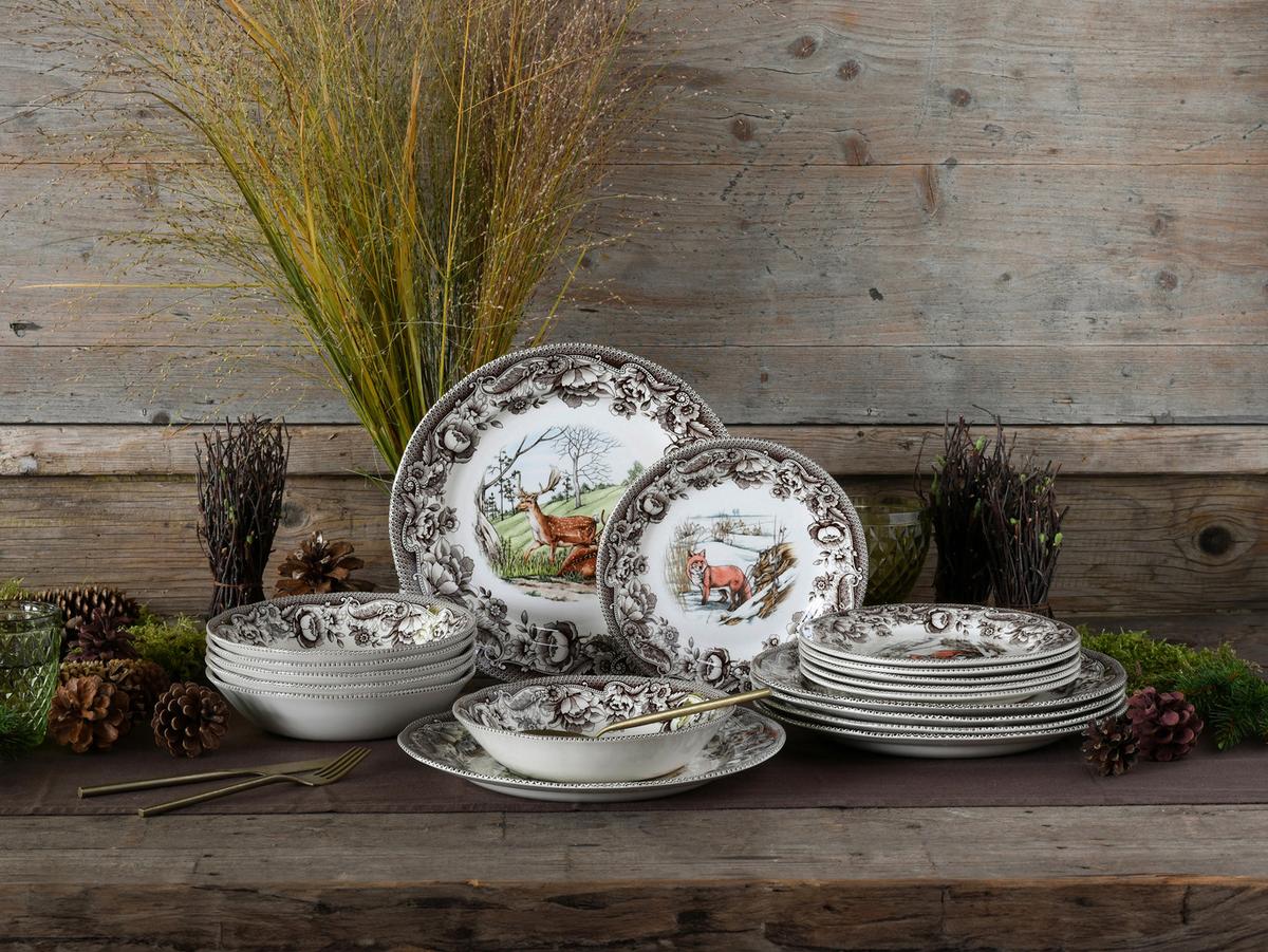 Tafelservice Haydon Grove Multicolor 18--Teilig - Multicolor, Basics, Keramik - Creatable