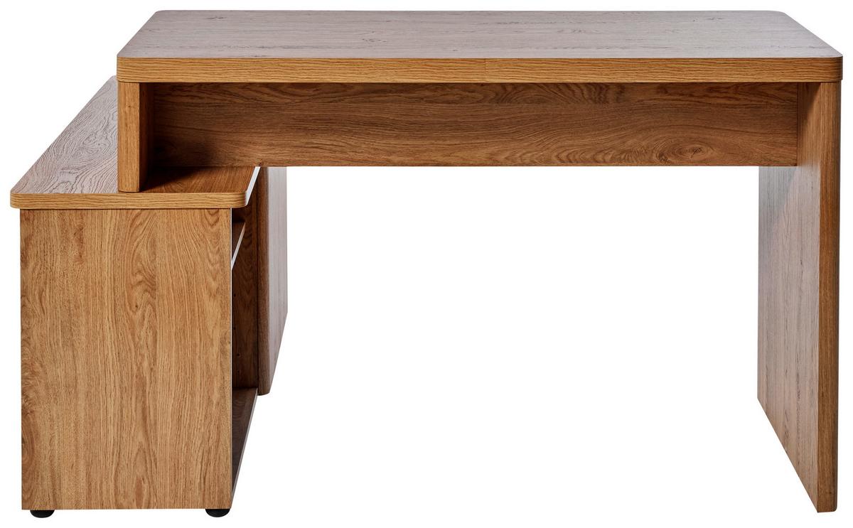 Eckschreibtisch Libre C 155 E* - Eichefarben, MODERN, Holzwerkstoff (140/118/76cm) - Livetastic
