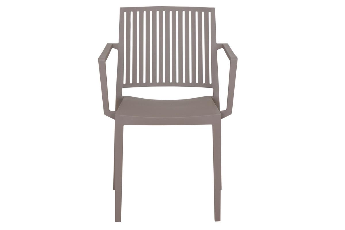 Stapelstuhl T20107 - Taupe, Basics, Kunststoff (57/80/56cm) - Siena Garden