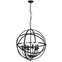 Függőlámpa 2476-6bk Orbit - fekete, Konventionell, fém (45/120cm) - Searchlight